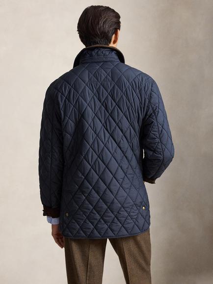 Ralph Lauren Quilted Barn Jacket, College Navy - view 2, College Navy
