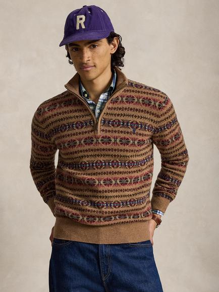 Polo Ralph Lauren Fairisle Wool Jumper, Multi, Multi