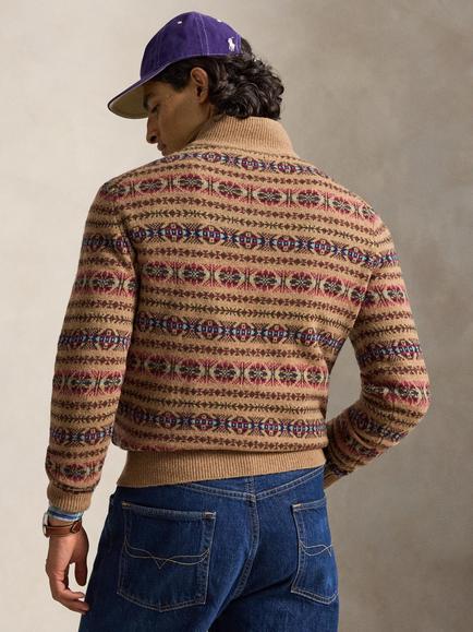 Polo Ralph Lauren Fairisle Wool Jumper, Multi - view 2, Multi