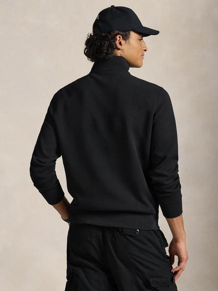 Polo Ralph Lauren Cotton Rich Half-Zip Sweatshirt, Polo Black/C1730 - view 2, Polo Black/C1730