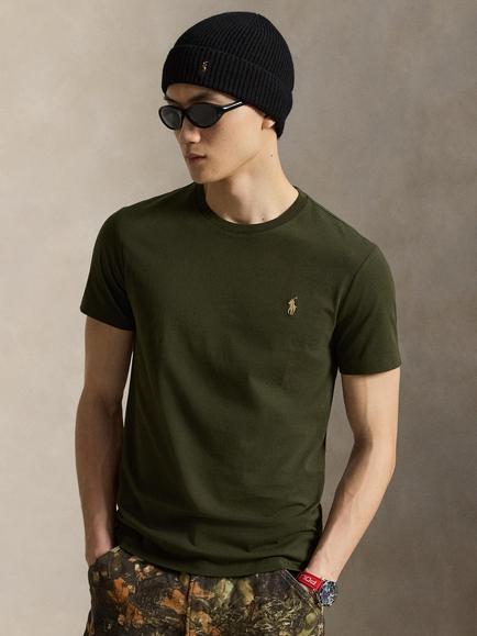 Polo Ralph Lauren Classic Cotton T-Shirt, Company Olive, Company Olive/C8526