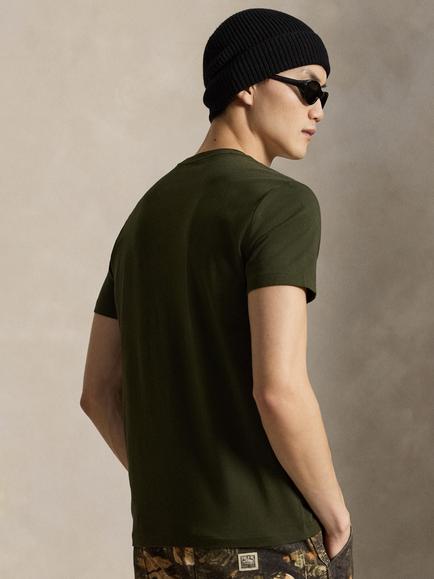 Polo Ralph Lauren Classic Cotton T-Shirt, Company Olive - view 2, Company Olive/C8526