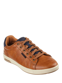 Skechers Cavell Hensley Lace Up Trainers, Luggage - view 2, Luggage