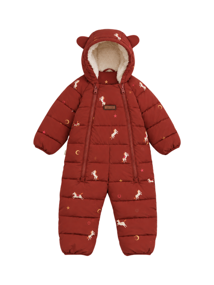 Toastie Baby Hooded Cloud Onesie, Brown, Brown