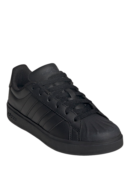 adidas Kids' Streettalk Trainers, Black/Black - view 2, Black/Black