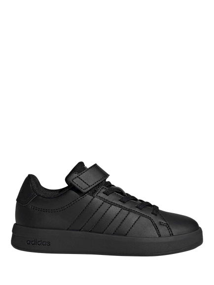 adidas Kids' Grand Court 3.0 Trainers, Black/Black, Black/Black