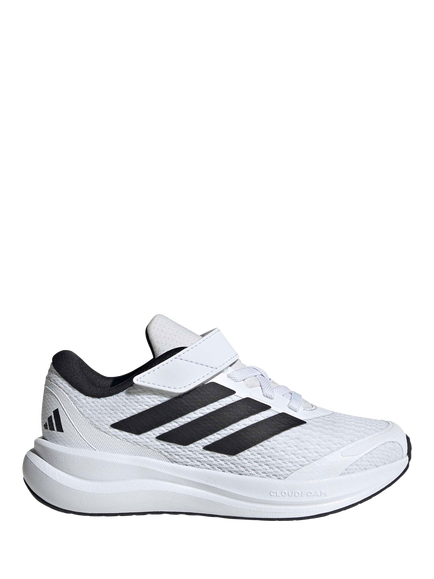 adidas Kids' RUNFALCON 6 Trainers, White/Black, White/Black