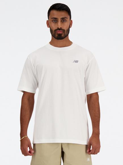 New Balance Sport Essentials Crew Neck Cotton T-Shirt, White (wt), White (wt)