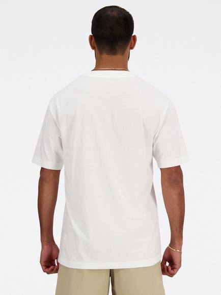 New Balance Sport Essentials Crew Neck Cotton T-Shirt, White (wt) - view 2, White (wt)