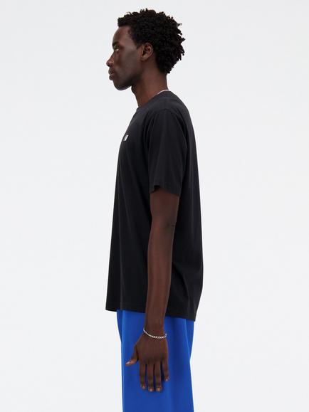 New Balance Sport Essentials Crew Neck Cotton T-Shirt, Black (bk) - view 2, Black (bk)