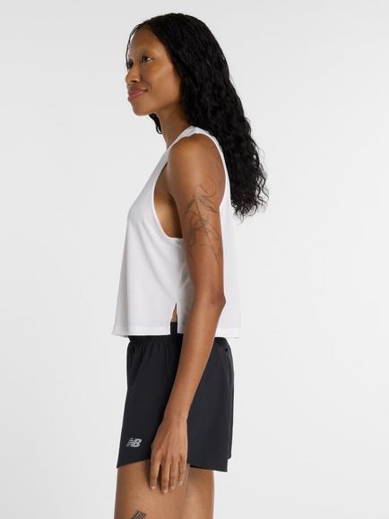 New Balance Infinity Propel Tank Top, White (wt) - view 2, White (wt)