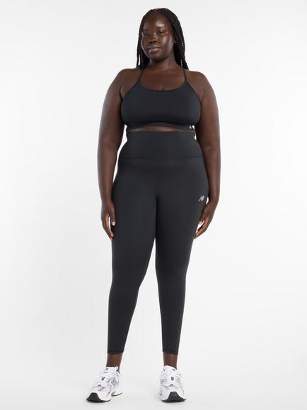 New Balance Essential Yoga Sports Bra, Black (bk), Black (bk)