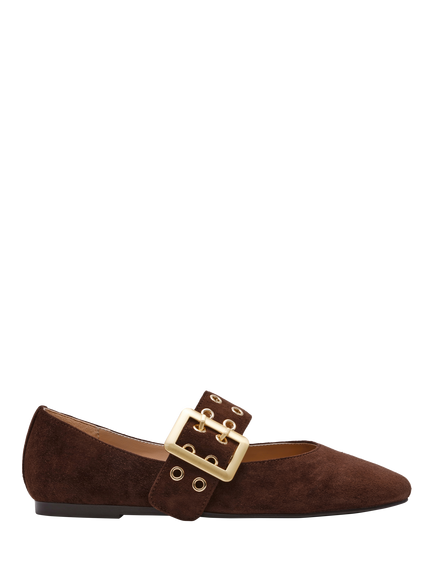 Steve Madden Atlantic Suede Mary Janes, Chocolate, Chocolate