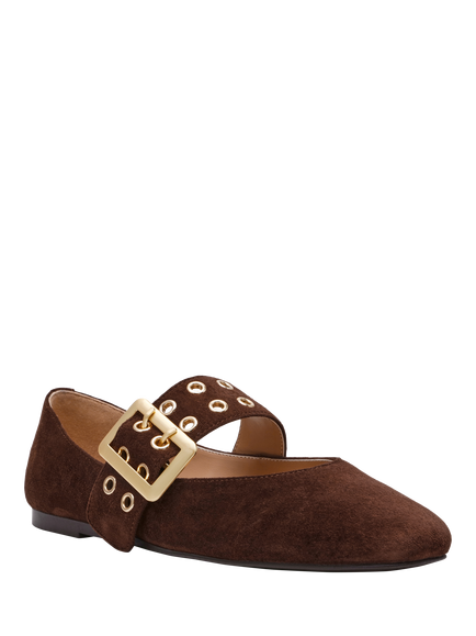 Steve Madden Atlantic Suede Mary Janes, Chocolate - view 2, Chocolate