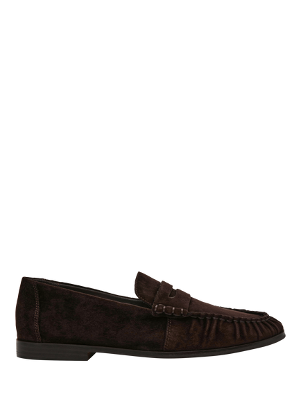 Steve Madden Muse Suede Loafers, Brown Chocolate, Brown Chocolate