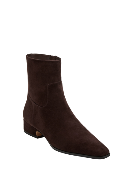 Steve Madden Dusty Suede Ankle Boots, Red Wine - view 2, Red Wine
