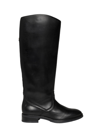 Steve Madden Vlora Leather Riding Boots, Black Black, Black Black