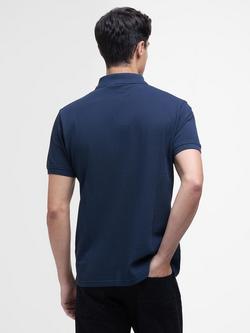 Barbour International Essential Polo Shirt, Navy - view 2, International Navy