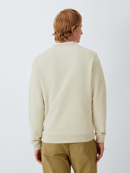 Belstaff Cotton Sweatshirt, Pale Stone - view 2, Pale Stone
