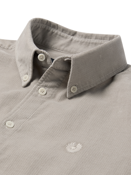 Belstaff Street Corduroy Shirt, Concrete - view 2, Concrete