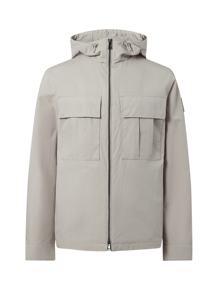 Belstaff Container Cotton Rich Overshirt, Concrete, Concrete