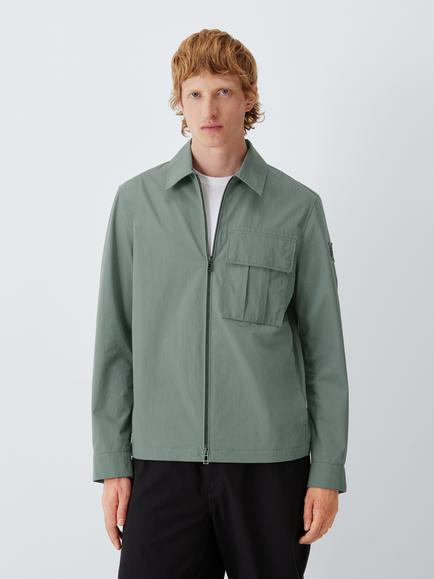 Belstaff Cotton Rich Cargo Overshirt, Atlantic Grey, Atlantic Grey