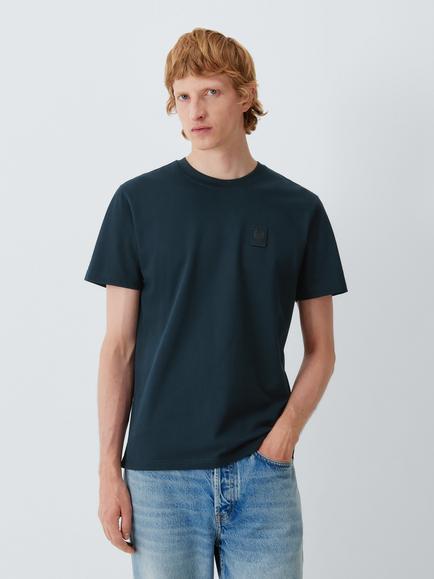 Belstaff Curator Cotton Pique T-shirt, Dark Ink, Dark Ink