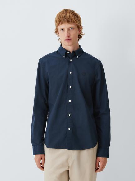 Belstaff Cotton Street Shirt, Dark Ink, Dark Ink