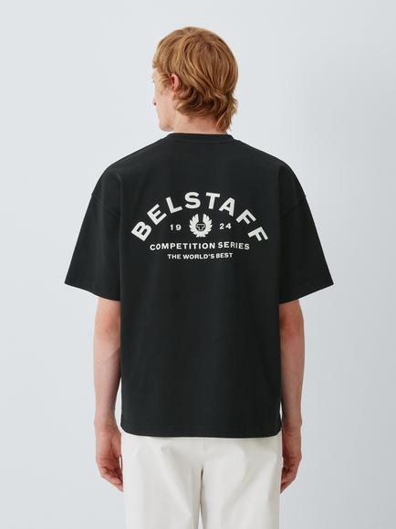 Belstaff Competition Cotton T-shirt, Black - view 2, Black