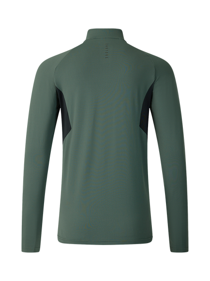 Castore Apex Quarter Zip Long Sleeve Top, Urban Chic - view 2, Urban Chic