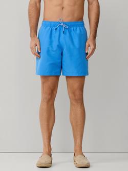 Hackett London Regular Fit Icon Swim Shorts, Bright Blue