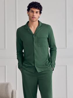 Chelsea Peers Cotton Pyjama Set - view 2, Hunter Green