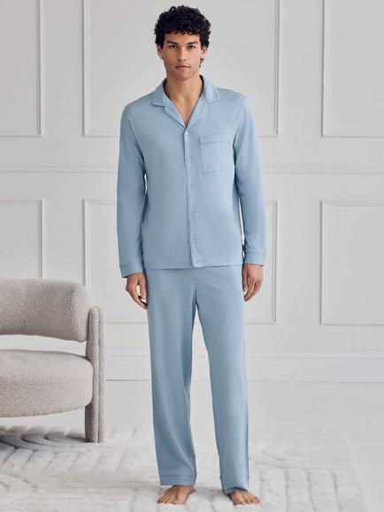 Chelsea Peers Cotton Pyjama Set, Blue