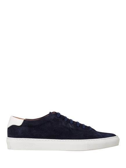 Hackett London Idol Suede Trainers, Marine Blue, Marine Blue