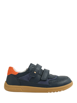 Bobux Kids' Hunter Kid+ Leather Trainers, Navy, Navy