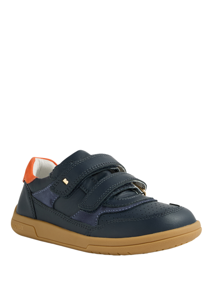 Bobux Kids' Hunter Kid+ Leather Trainers, Navy - view 2, Navy