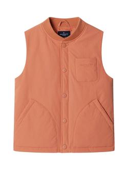 Hackett London Kids' Lightweight Gilet, Apricot Orange