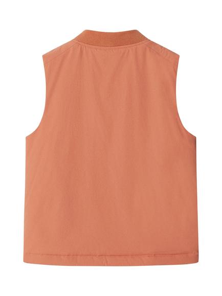 Hackett London Kids' Lightweight Gilet - view 2, Apricot Orange