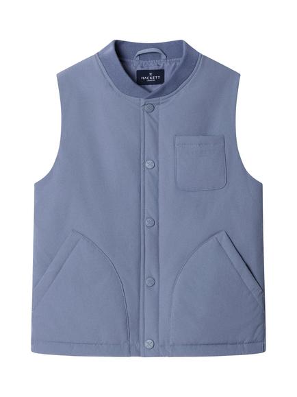 Hackett London Kids' Lightweight Gilet, Thames Blue