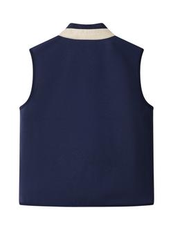 Hackett London Kids' Hackett Sports Gilet, Navy - view 2, Navy