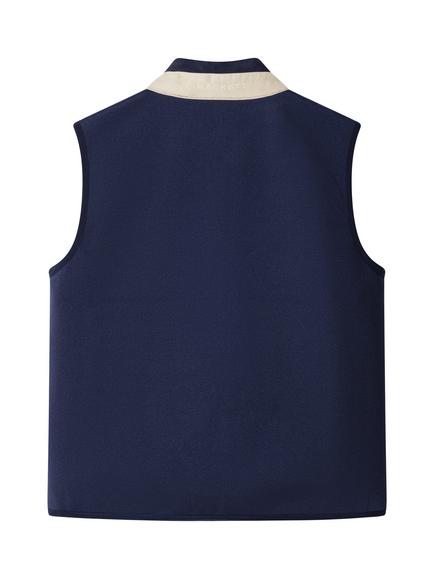 Hackett London Kids' Hackett Sports Gilet, Navy - view 2, Navy