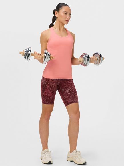 Sweaty Betty Athlete Seamless Gym Vest, Melrose Pink - view 2, Melrose Pink