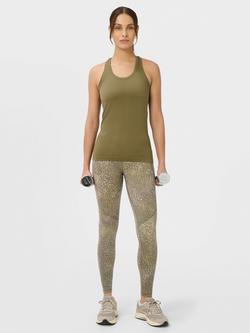 Sweaty Betty Athlete Seamless Workout Tank Top - view 2, Khaki