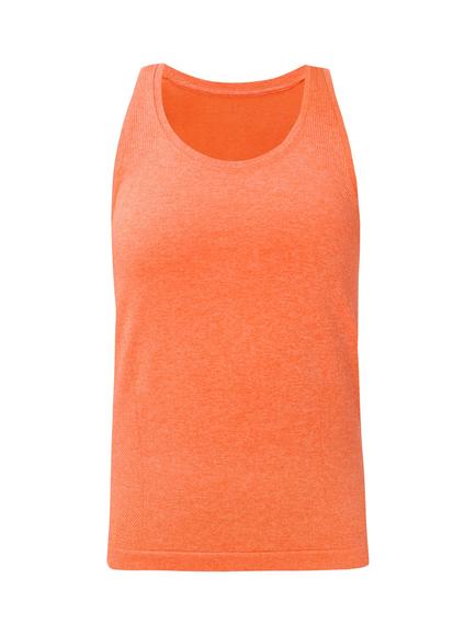 Sweaty Betty Athlete Seamless Gym Vest, Orange - view 2, Orange