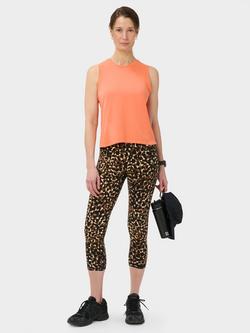 Sweaty Betty Athlete Featherweight Seamless Muscle Tank Top, Orange - view 2, Orange