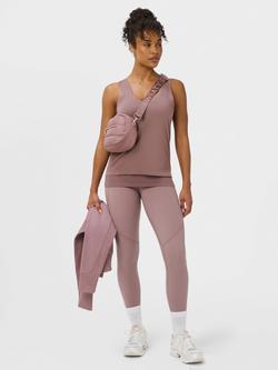 Sweaty Betty Athlete Seamless 2-in-1 Vest, Dusk Purple - view 2, Dusk Purple