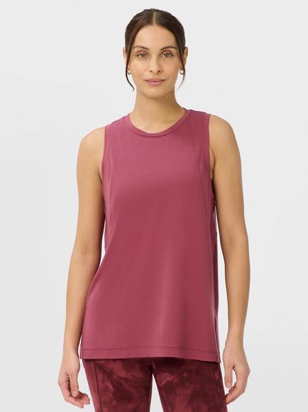 Sweaty Betty Soft Flow Studio Longline Vest, Pink, Pink