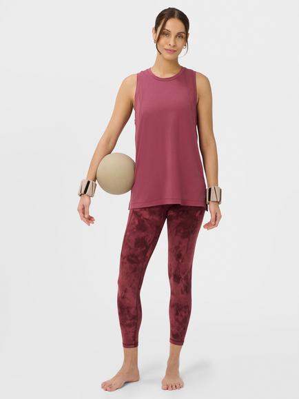 Sweaty Betty Soft Flow Studio Longline Vest, Pink - view 2, Pink