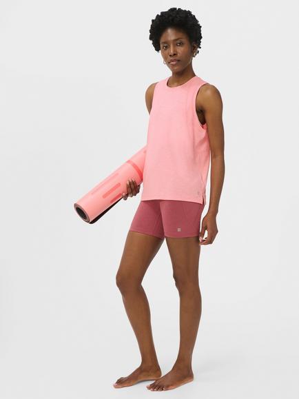 Sweaty Betty Soft Flow Studio Vest, Melrose Pink - view 2, Melrose Pink