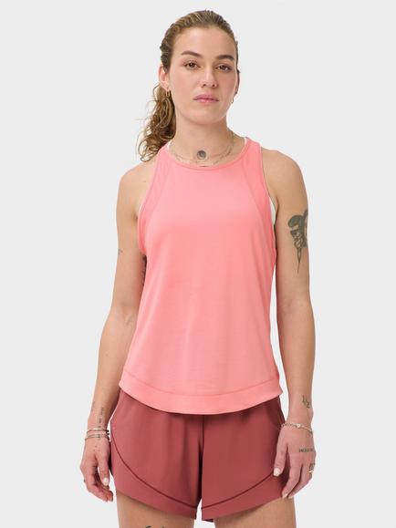 Sweaty Betty Breathe Easy Mesh Run Vest, Melrose Pink